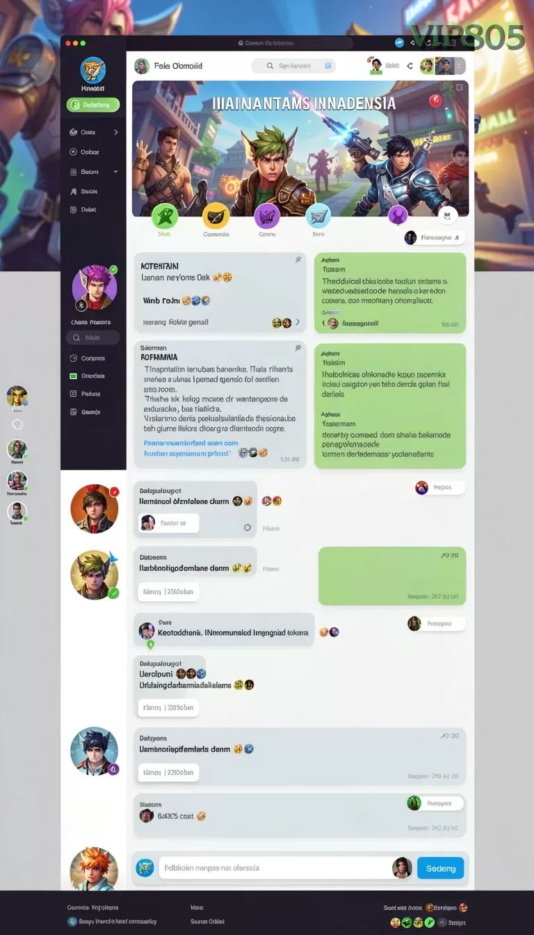 Galeri pratinjau visual vip805 build APK resmi terbaru